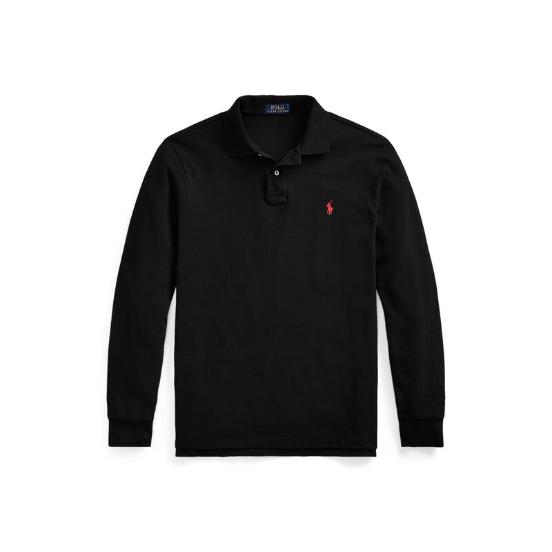 Polo Ralph Lauren Custom Slim Fit Mesh Polo Shirt image number 2
